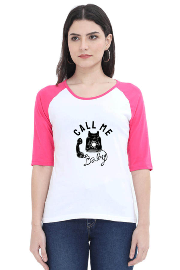 CALL ME BABY Female Raglan Full Sleeve