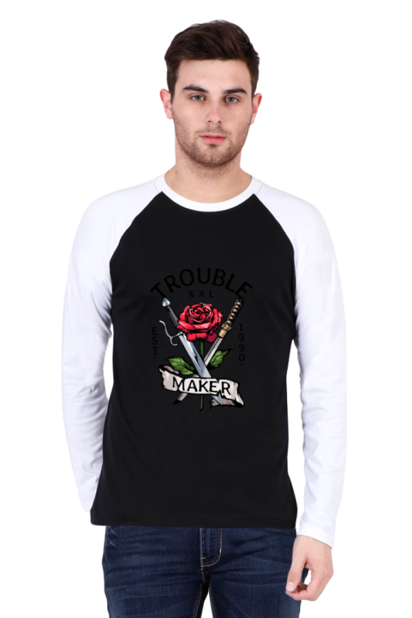 TROUBLE MAKER  Male Raglan Full Sleeve